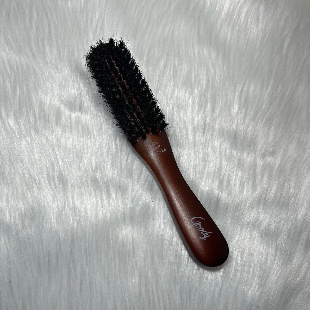VTG Goody‎ Wooden Hair Brush 100% Boar Bristles Collectable